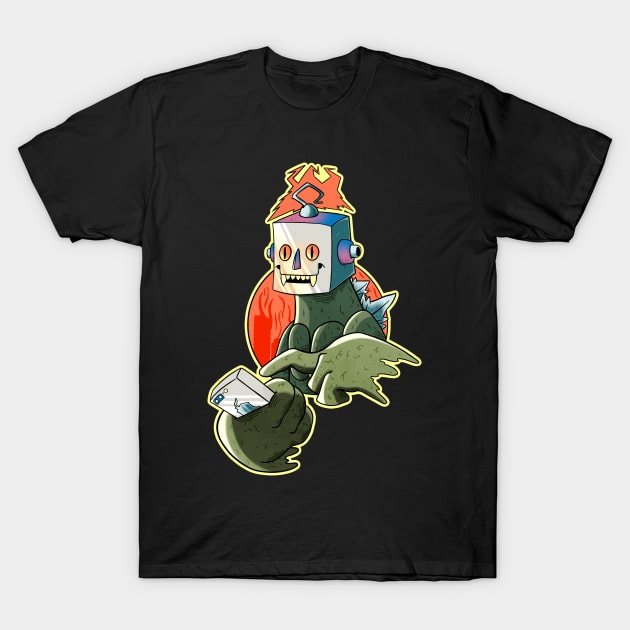 Mobile Gojira T-Shirt by Hojyn